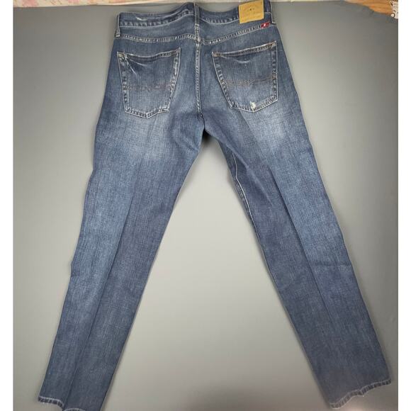 Lucky Brand 221 Original Straight Jeans 36x34 Classic Mid Wash Denim - Picture 3 of 10